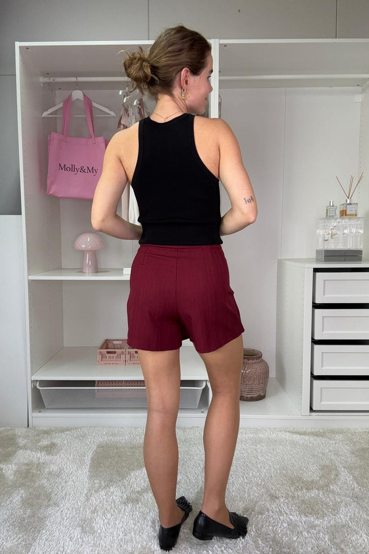 A-bee - Dagmar PC - Burgundy Shorts 