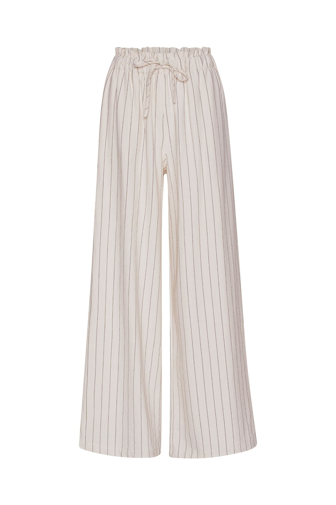 A-VIEW - Lerke Stripe Pants - 005 Off White Bukser 