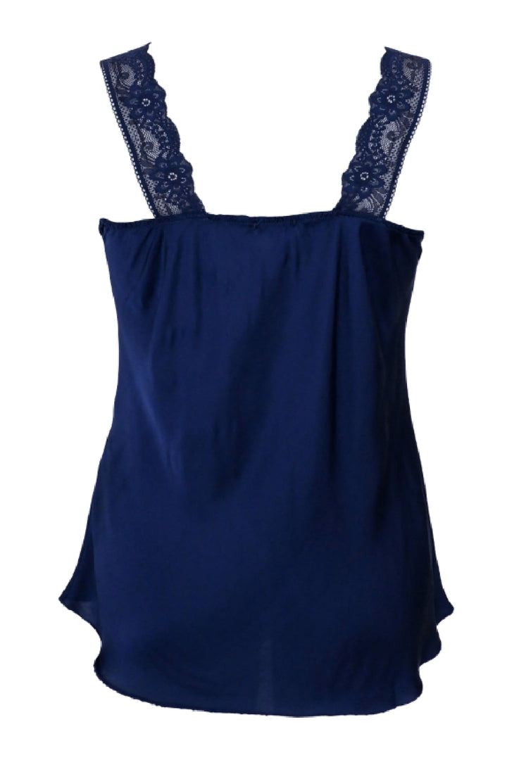 Black Colour - Bcbea Lace Top - Dark Blue Toppe 