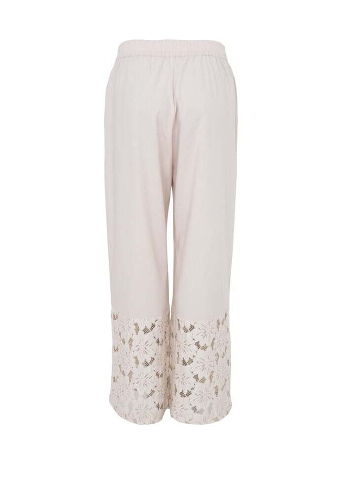 Black Colour - Bcnelly Flower Pant - Champagne Bukser 