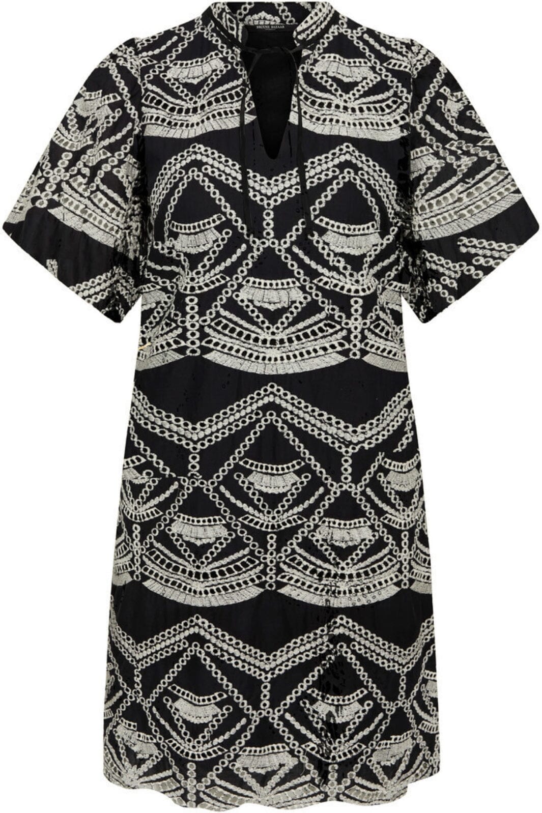 Bruuns Bazaar - ArvensisBBJulia dress - Black/Cream Kjoler 