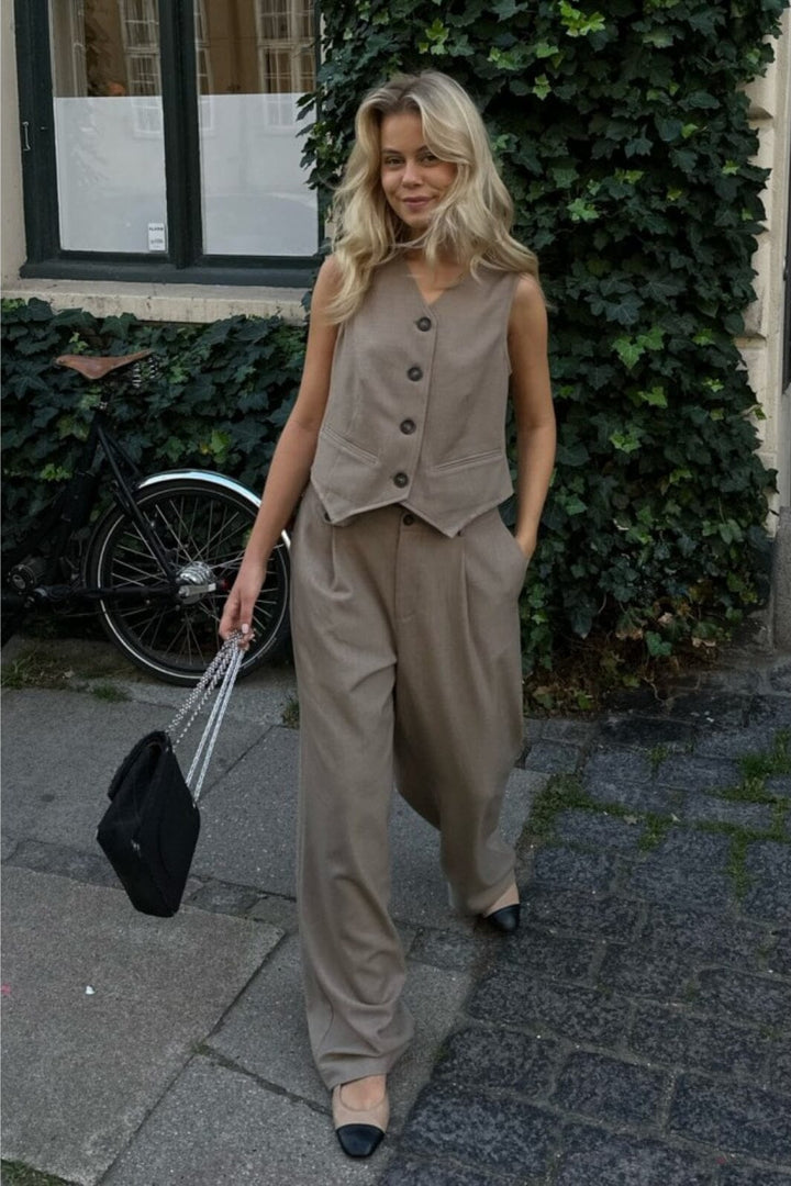 BYIC - Jenny Pants - Dark Sand Bukser 