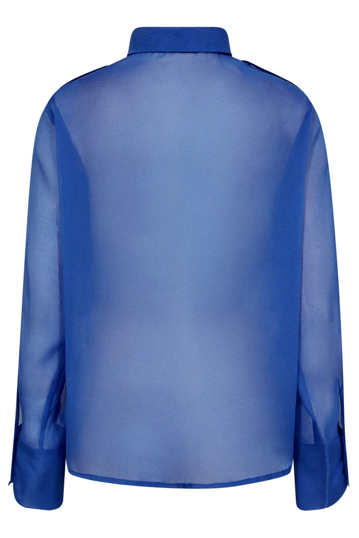 Co´couture - Chiliecc Chiffon Shirt 35616 - 76 New Blue Skjorter 