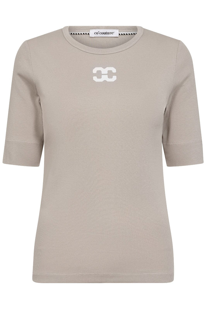 Co´Couture - Grannycc Logo Tee 33101 - 984 - Mink