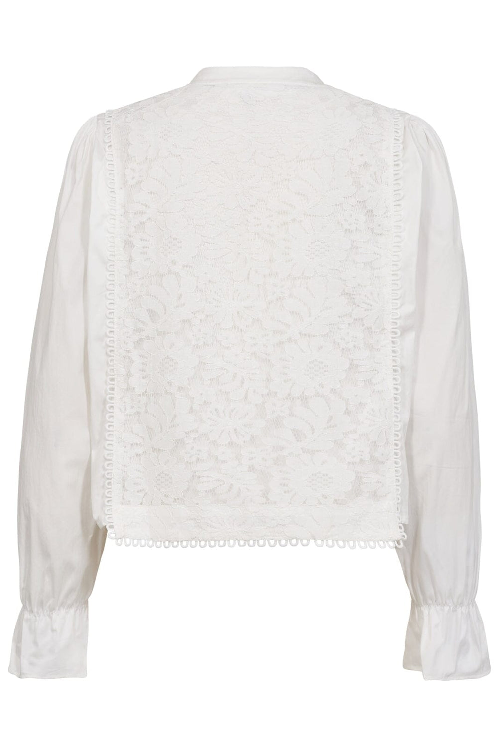 Co´Couture - Kimmiecc Lace Mix Shirt 35800 - 11 - Off White