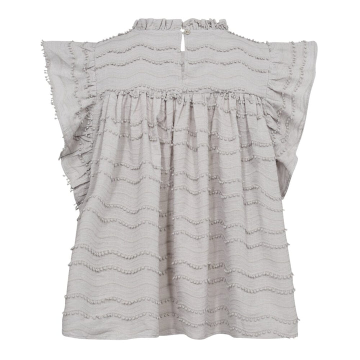 Co´couture - Wavedingcc Top 35549 - 138 Light Grey Skjorter 