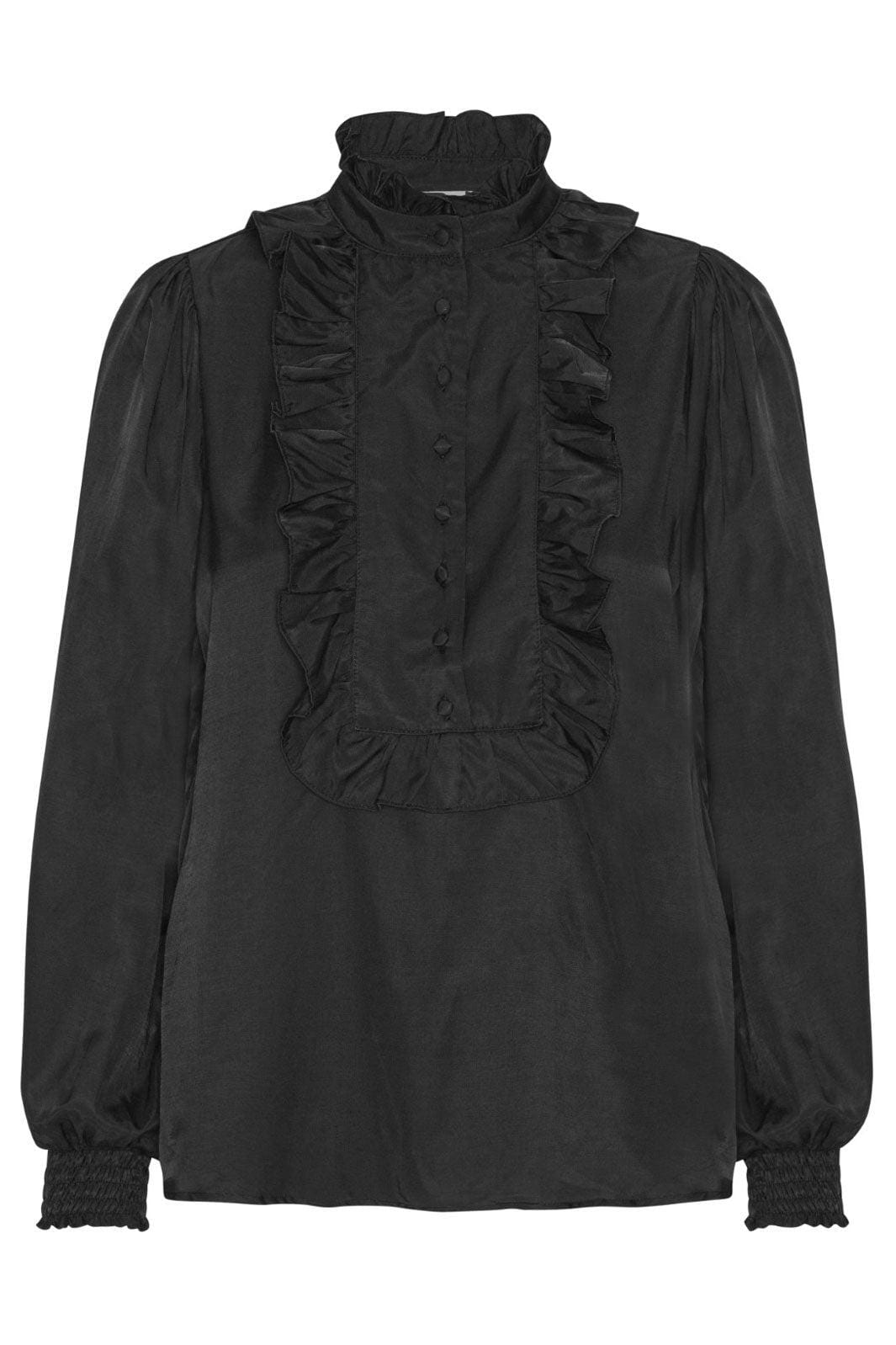 Continue - Sally Blouse - 01 Black Bluser 