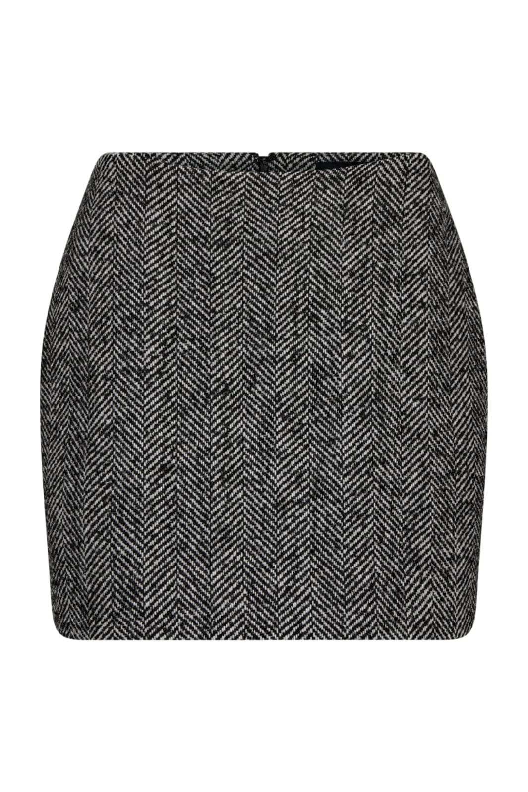 Copenhagen Muse - Cmjadalyn-Skirt 205035 - Black w. Bright White Nederdele 