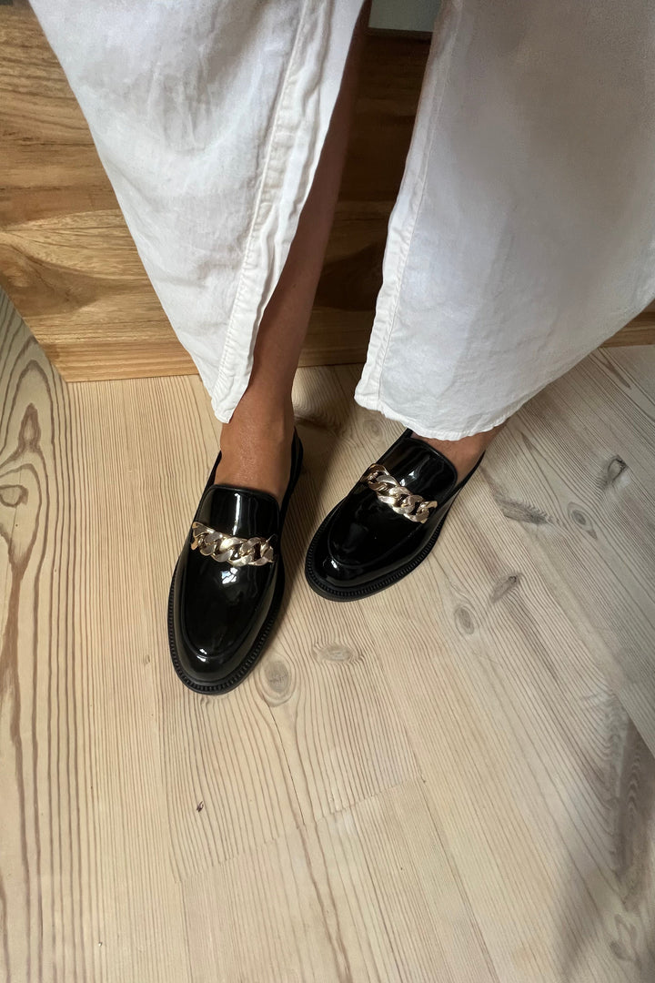 Copenhagen Shoes - Aware Patent - Black Patent Loafers 