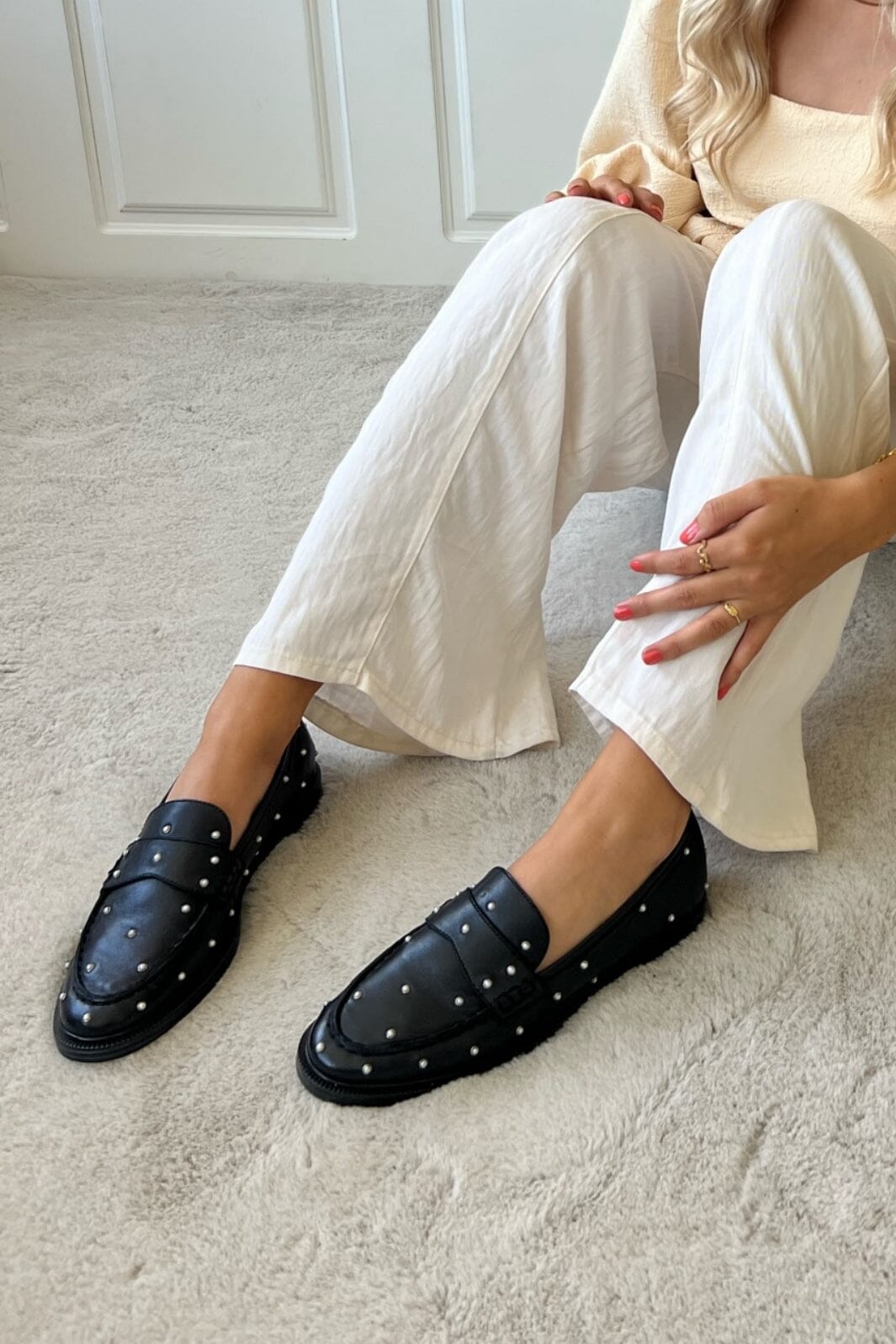 Copenhagen Shoes - The Pearl Shoe - Black Loafers 