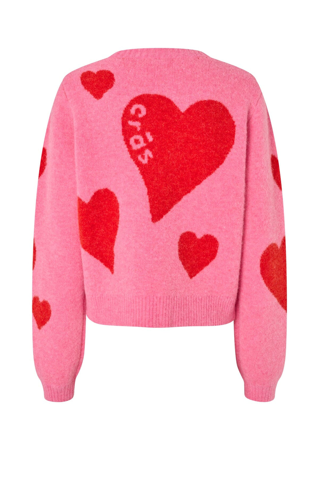 Cras - Hearts Pullover - 4016 4016 Pink Hearts Pullover 