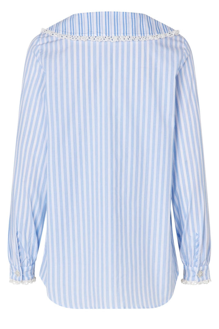 Cras - Sarah Shirt - 7021 7021 Blue Stripe Skjorter 