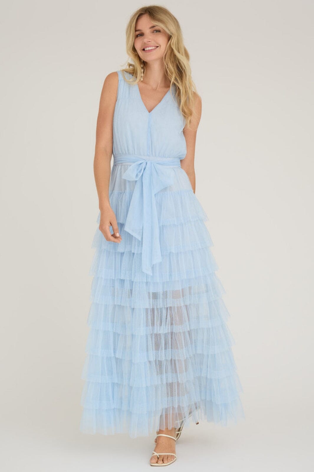 A-View - Miranda Dress - 282 Light Blue