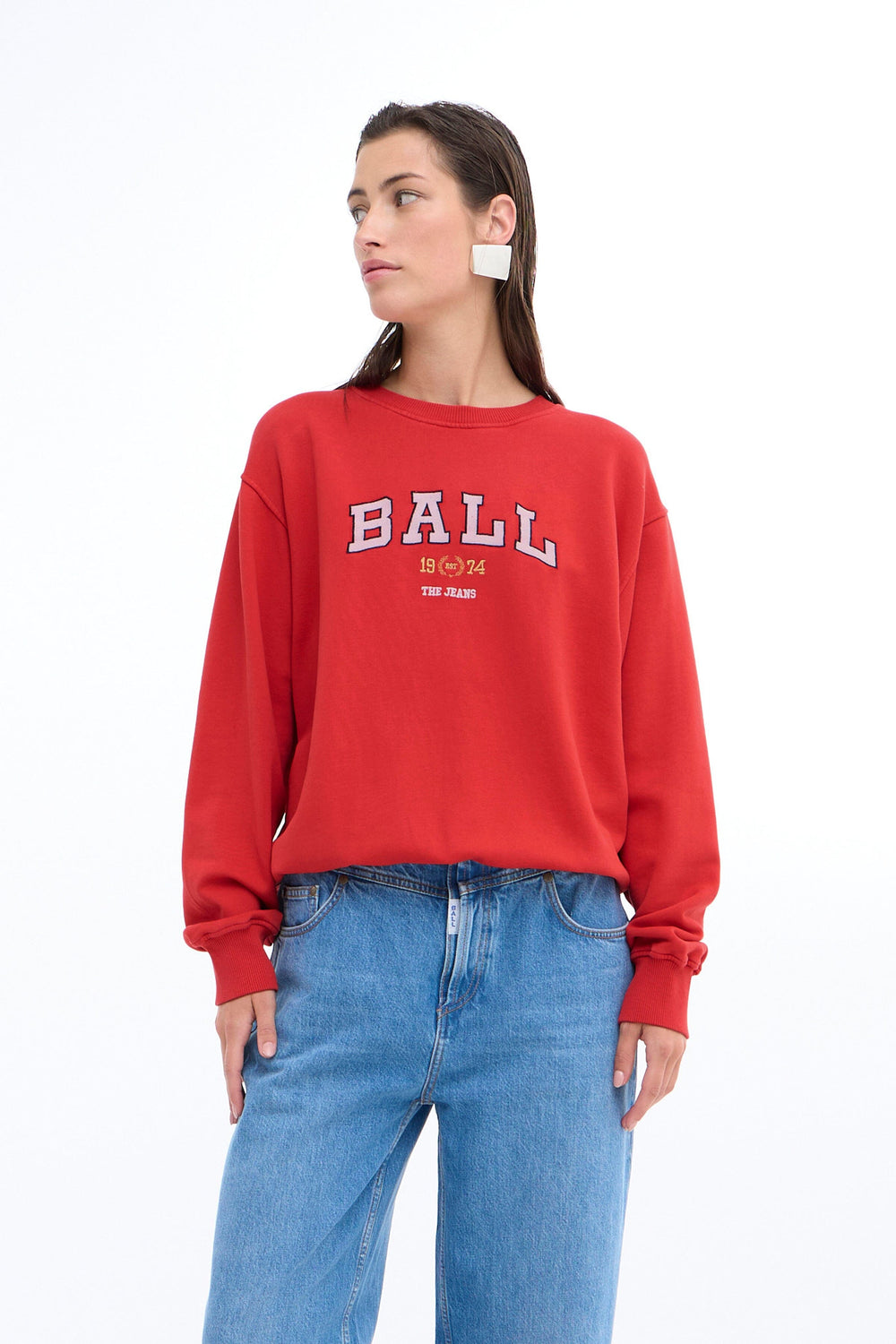 Forudbestilling - Ball - Baltaylor Sweatshirt - 181663 Chinese Red Sweatshirts 