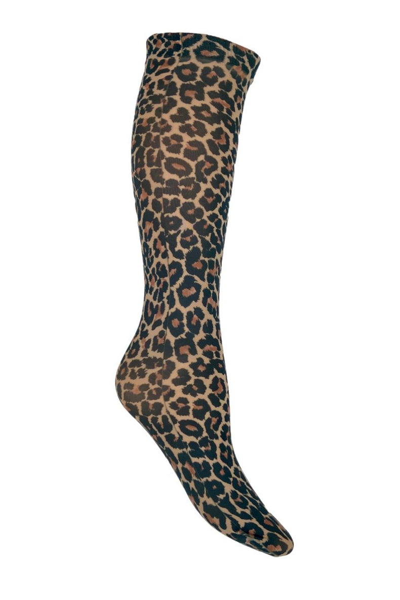 Black Colour - Bcaura Knee High Socks 2403 - Leo Natural