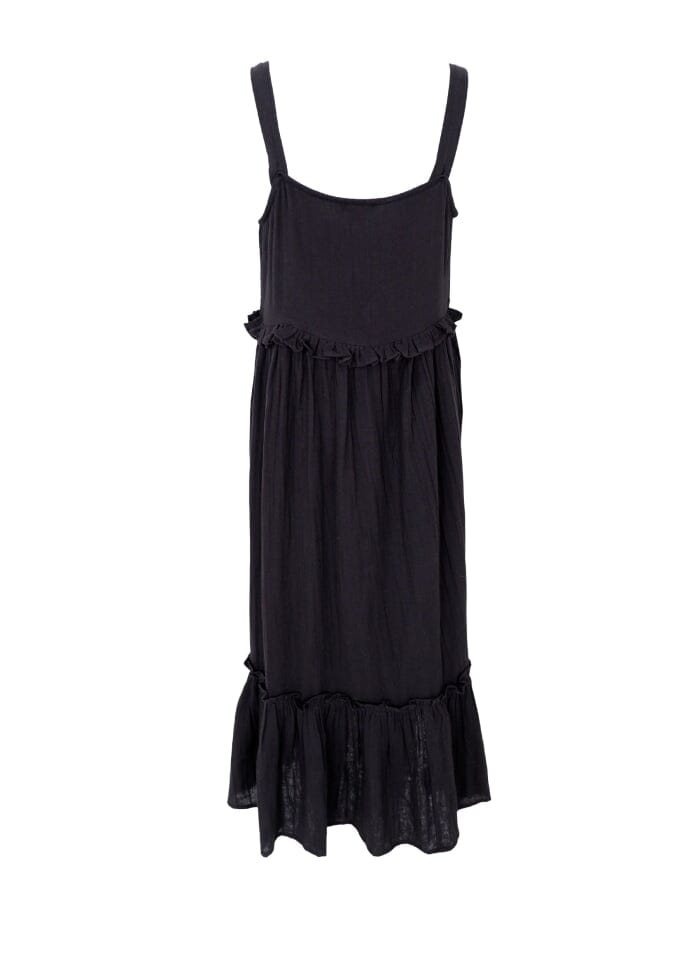 Forudbestilling - Black Colour - Bcbali Strap Dress - Black Kjoler 