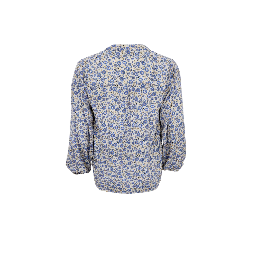 Forudbestilling - Black Colour - Bcluna Blouse - Blue Daisy Bluser 