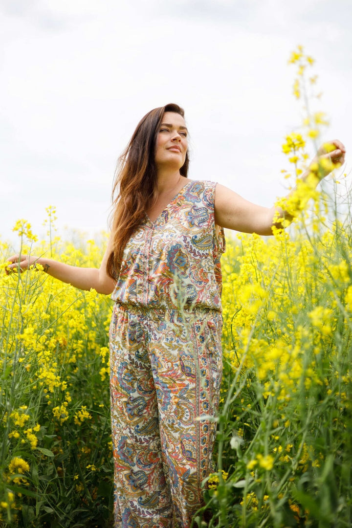 Forudbestilling - Black Colour - Bcluna Sleeveless Jumpsuit - Summer Garden Heldragter 