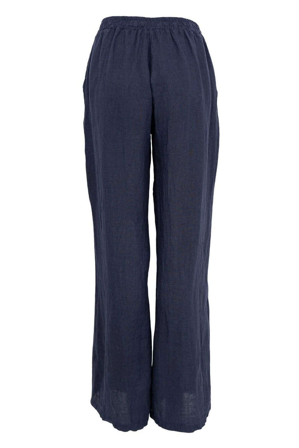 Forudbestilling - Black Colour - Bcmelina Wide Linen Pant 40843 - Navy