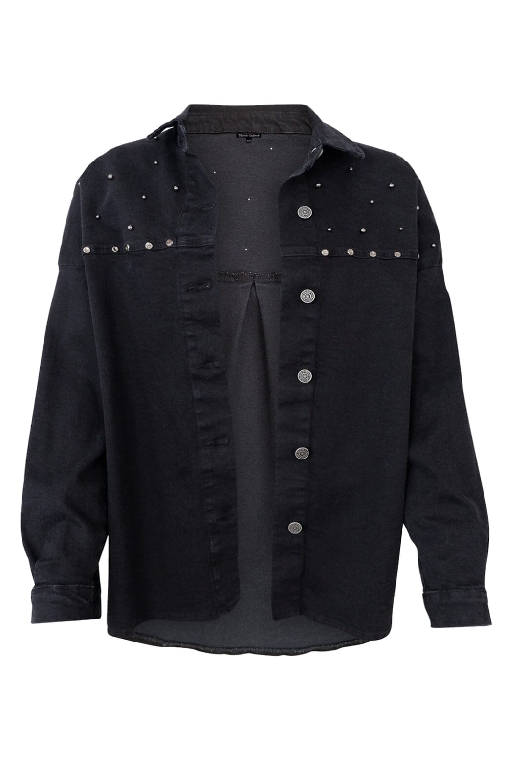 Forudbestilling - Black Colour - Bcnessa Jeans Shirt Jacket - Black Skjorter 