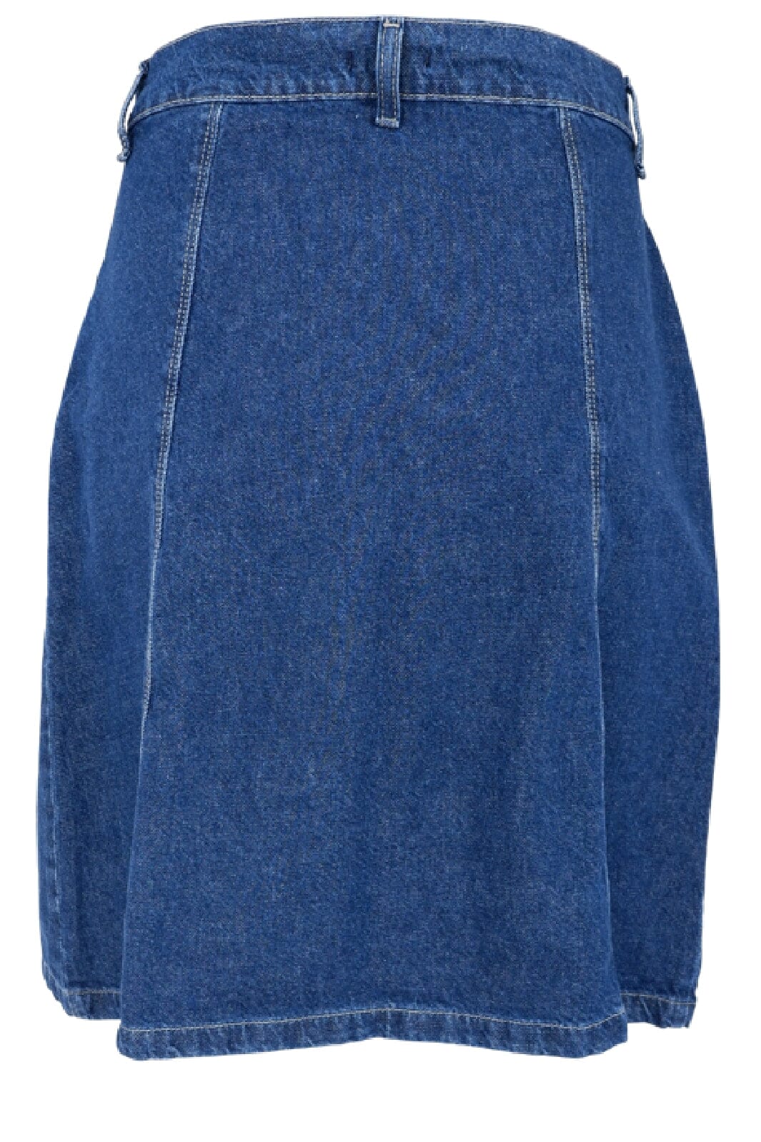 Forudbestilling - Black Colour - Bcray Short Wrap Skirt 40788 - Denim Blue