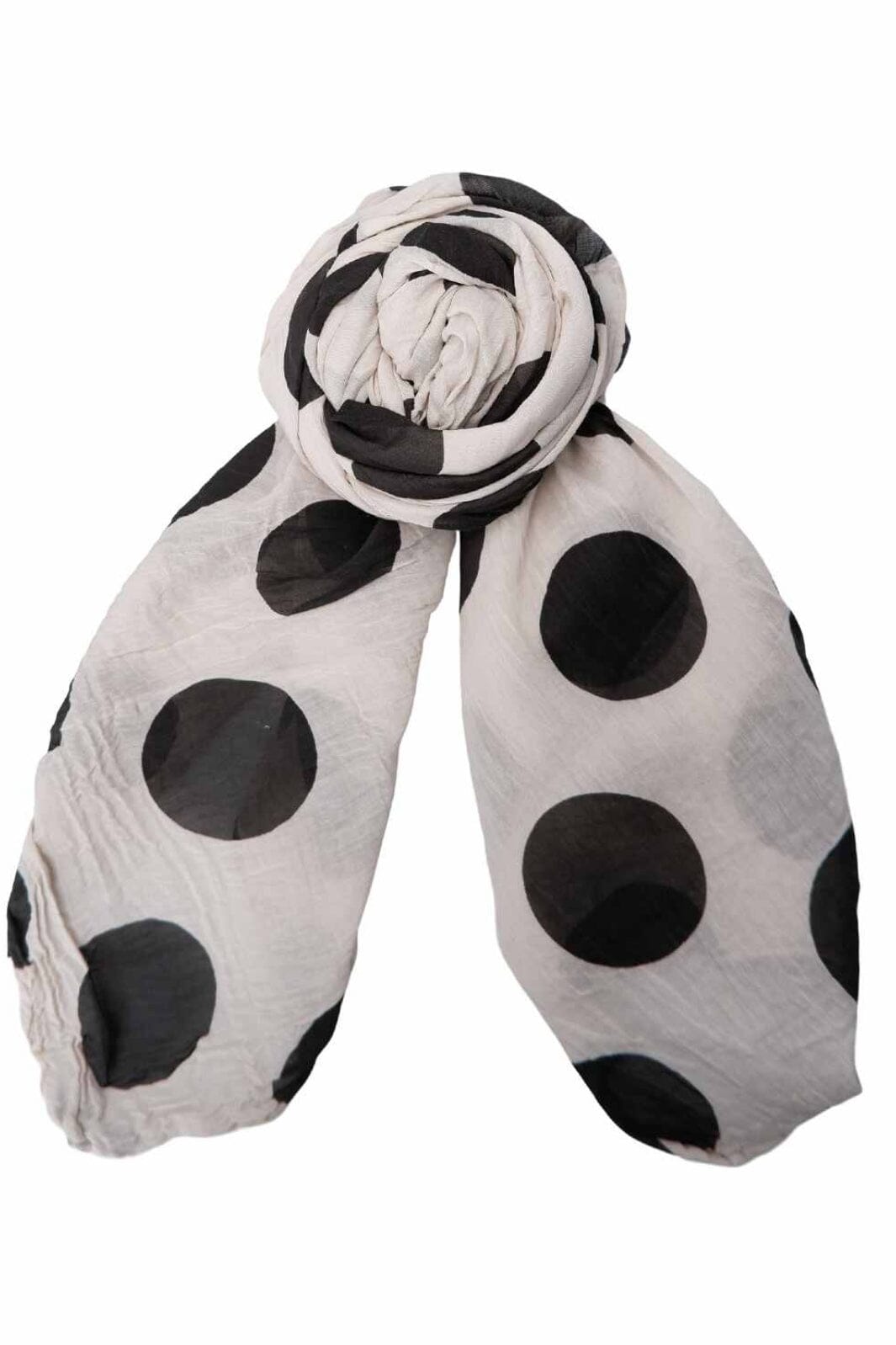 Black Colour - Bcvera Dot Scarf 208371 - Off-White