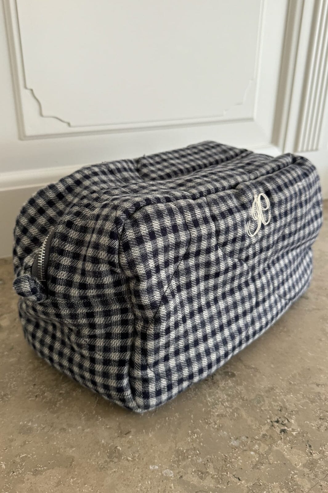 BYIC - Emilieic Cosmetic Bag A23746 - Navyc - Navy Checks