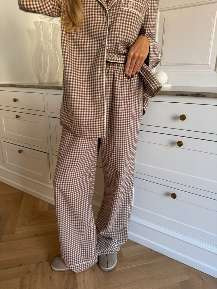 Forudbestilling - BYIC - Najaic Pants A23586 - Beigec - Beige Checks Bukser 