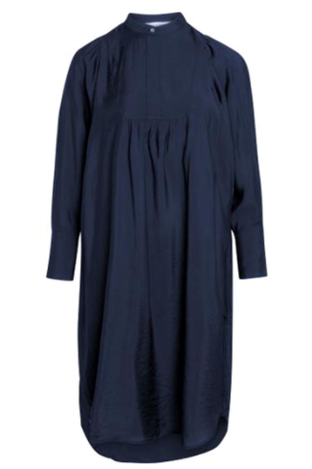 Forudbestilling - Co'couture - Callum Voloume Dress - Navy (Januar) Kjoler 