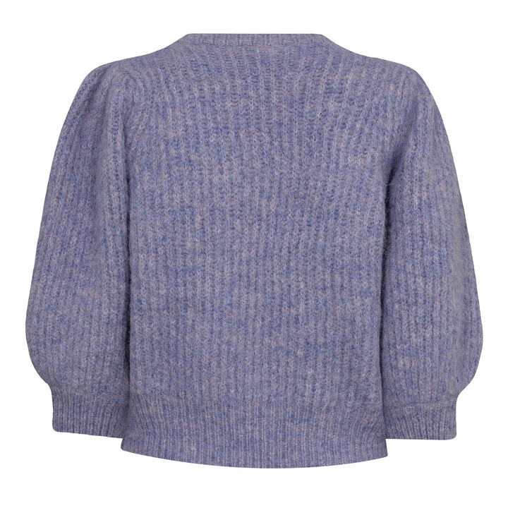 Forudbestilling - Co´couture - Coraliecc Bow Rib Cardigan 32170 - 64 Lilac Cardigans 