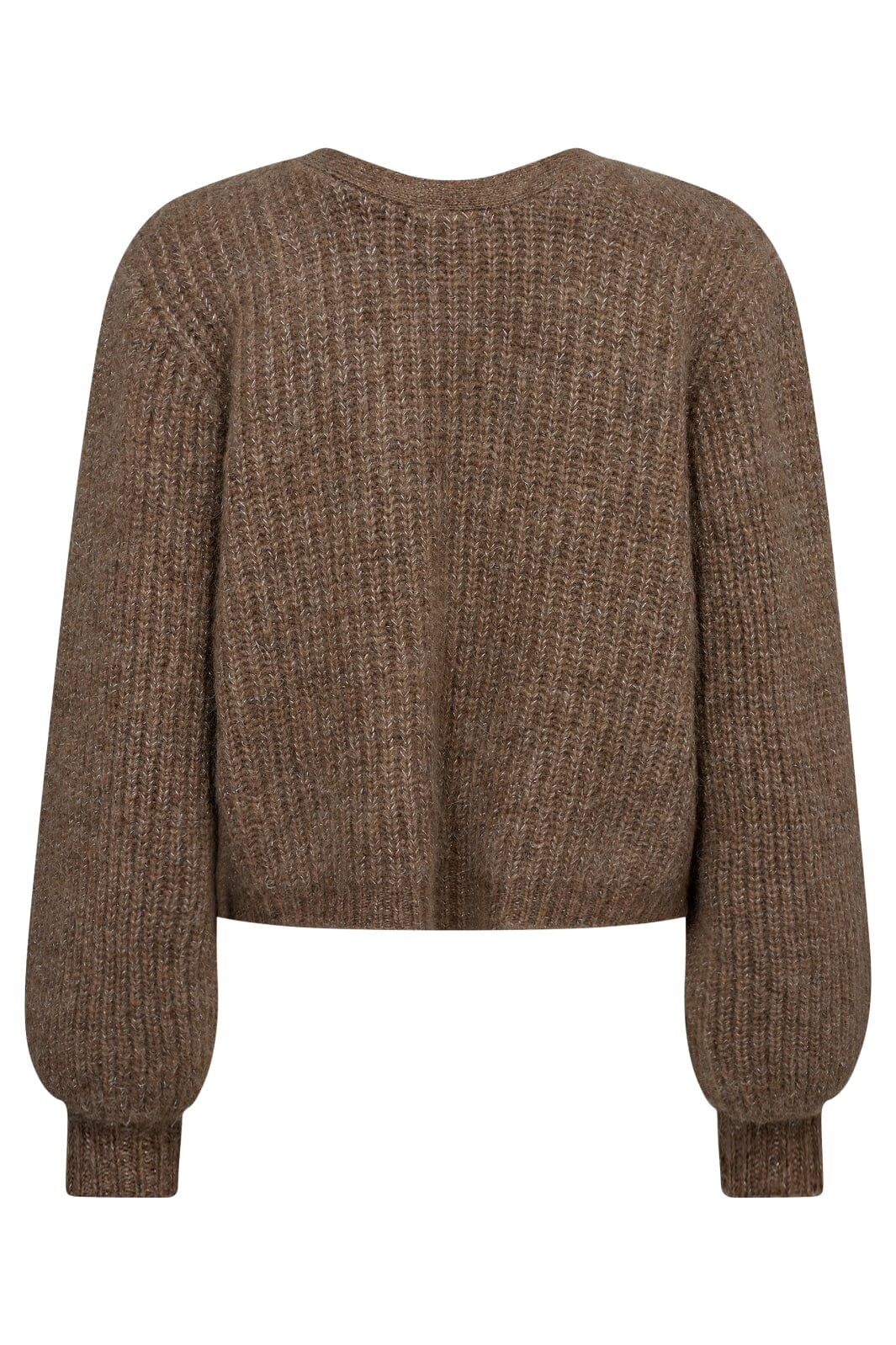 Forudbestilling - Co´couture - Cozycc Lurex Twist Knit 32132 - 154 Walnut Strikbluser 