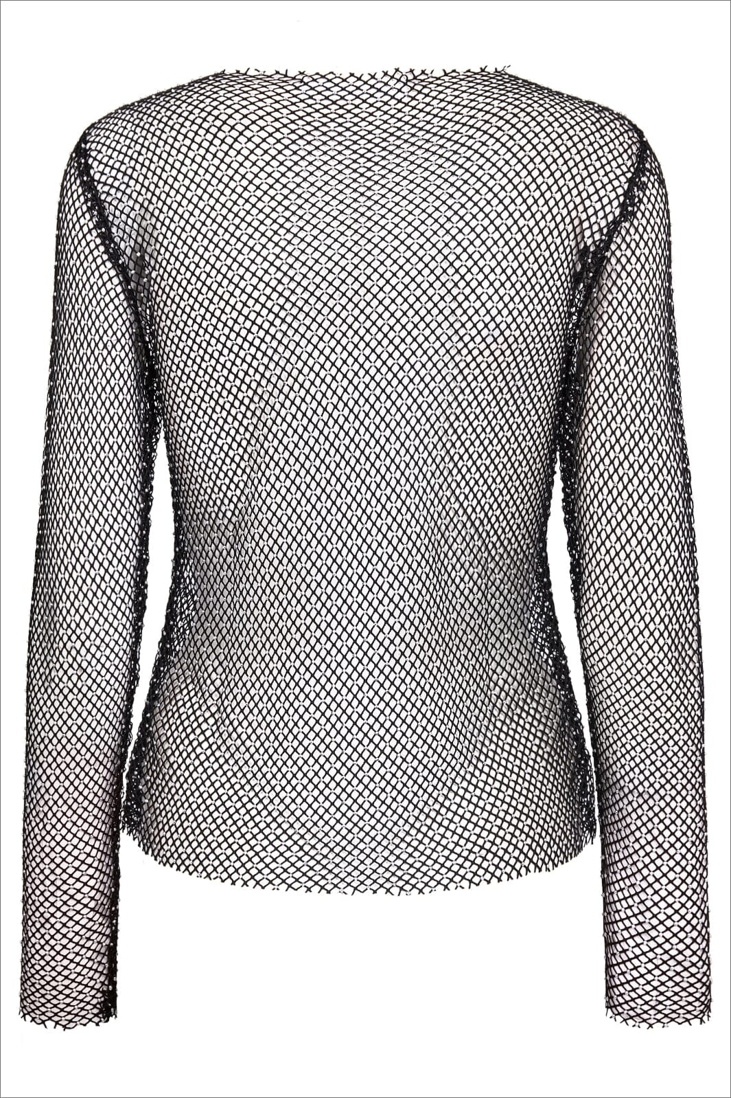 Forudbestilling - Co´couture - Krystalcc Net Blouse 32117 - 96930 Blacksilver T-shirts 