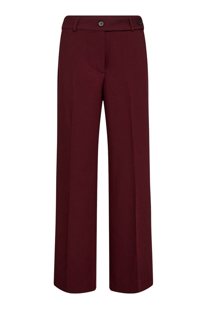 Co´Couture - Kylecc Wide Pant 31491 - 186 - Burgundy