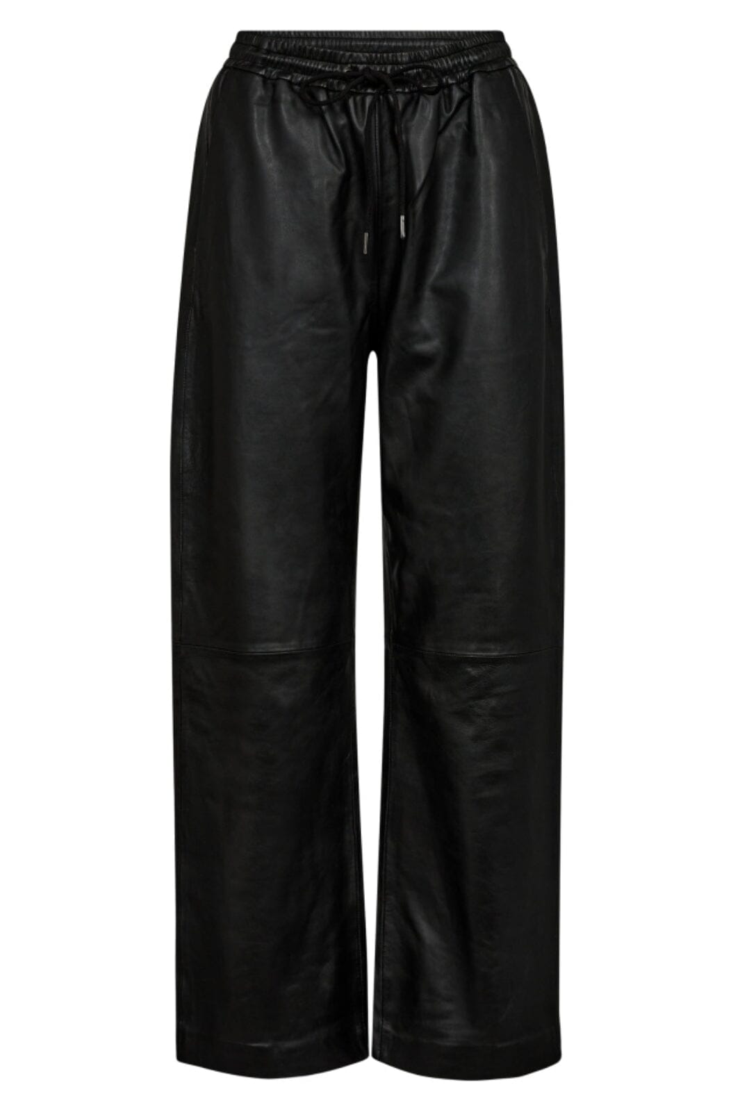 Forudbestilling - Co´couture - Phoebecc Pullon Leatherpant 31243 - 96 Black Bukser 