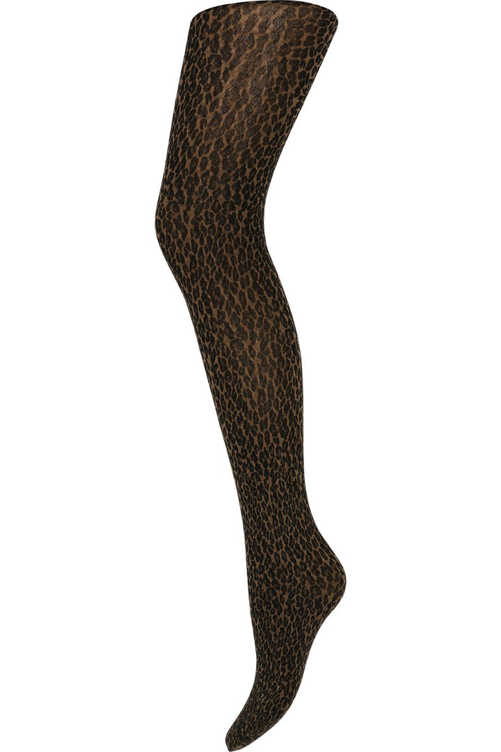 Forudbestilling - Hype The Detail - Tights Leopard - Brown (Start/Midt Oktober) Strømpebukser 