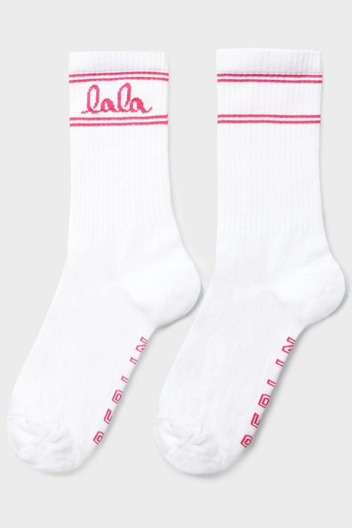 Lala Berlin - Socks Sam 10010001 - White/Pink