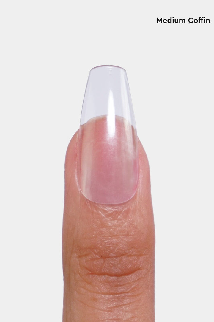 Le Mini Macaron - Le Gel Nail Tips (220 Stk) GNT004 - Medium Coffin