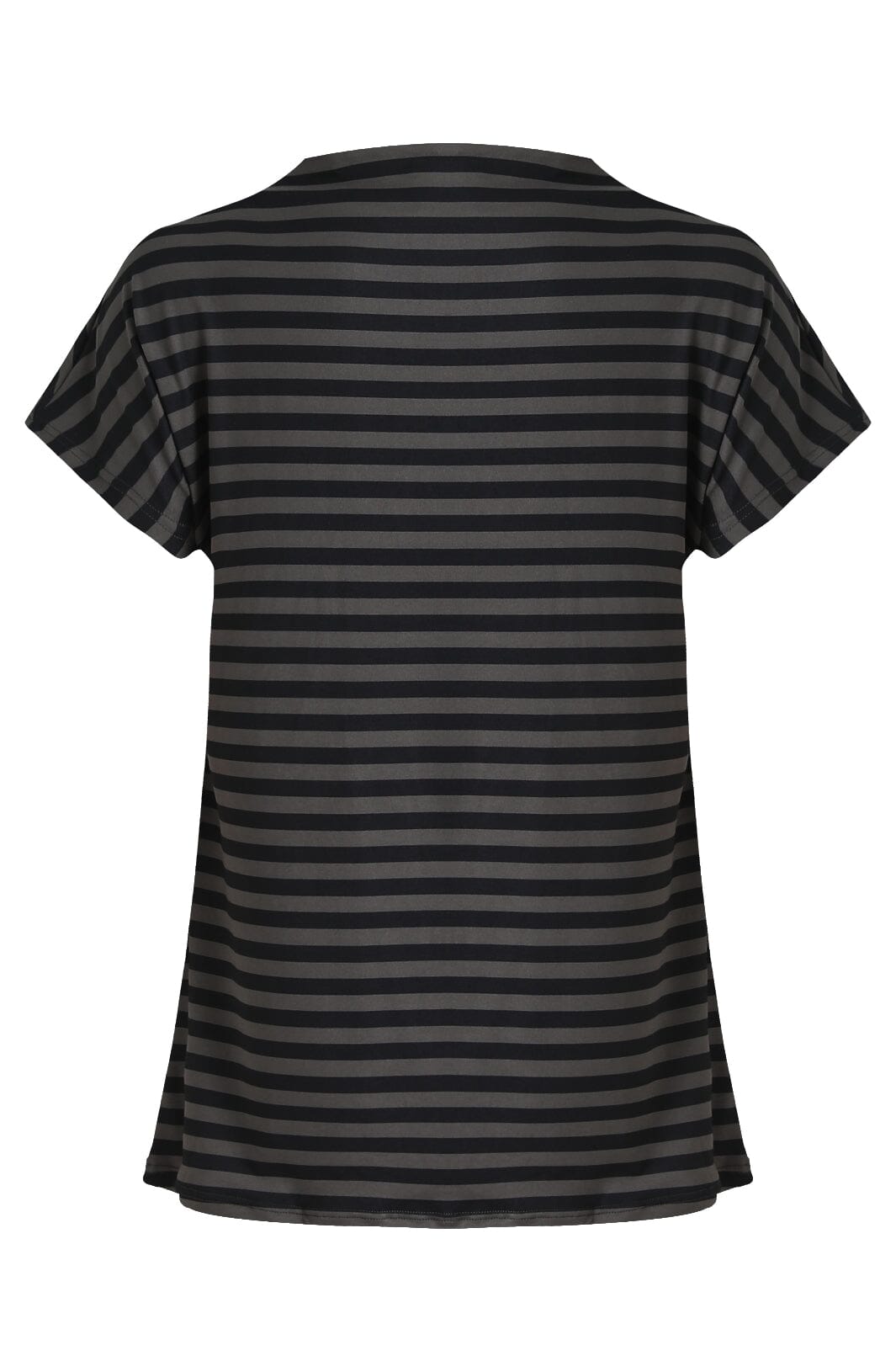 Forudbestilling - Liberte - Alma-Top - Dark Grey Black Stripe Bluser 