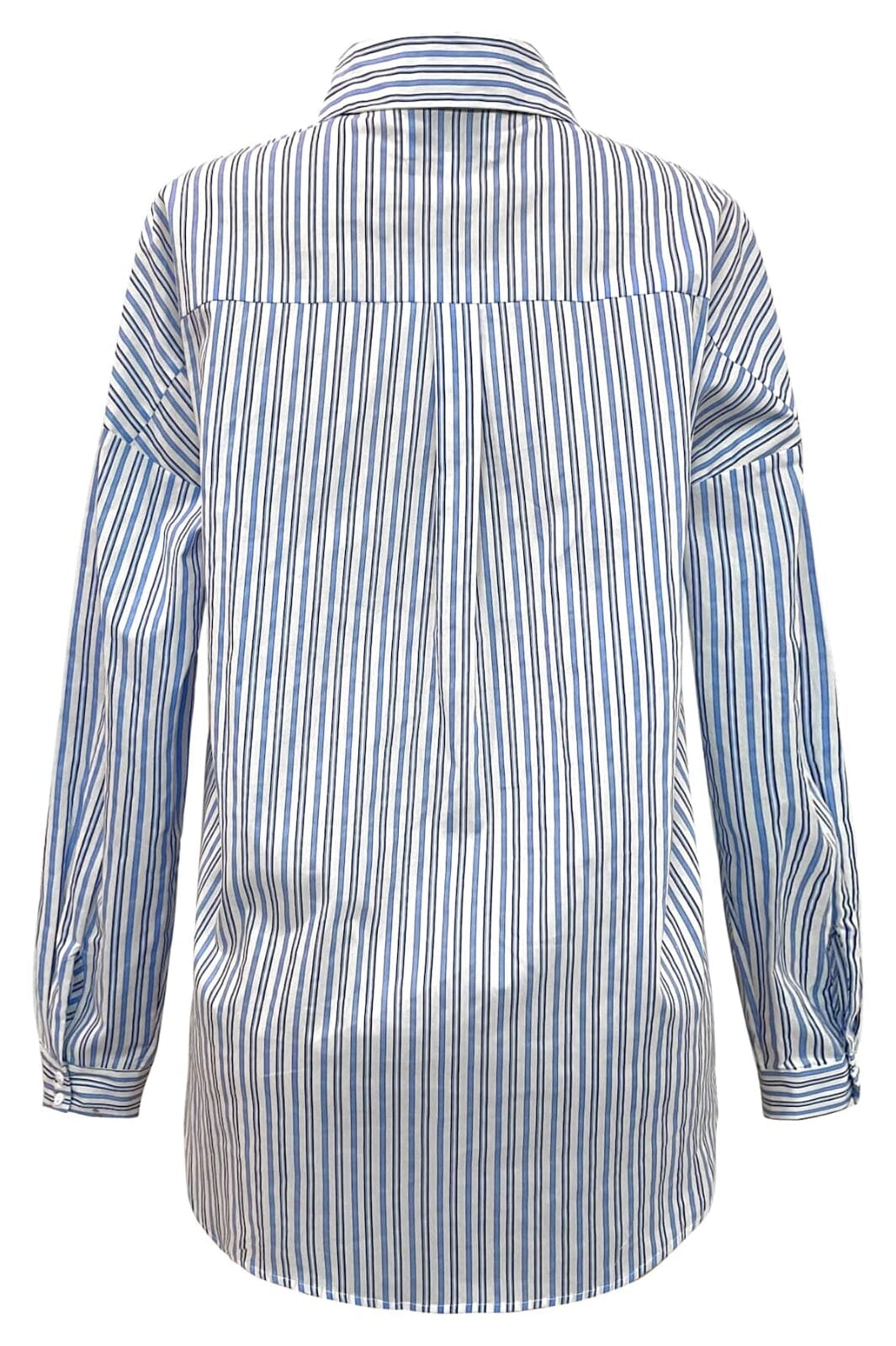 Liberte - Sara-Ls-Shirt 21223 - White Blue Stripe