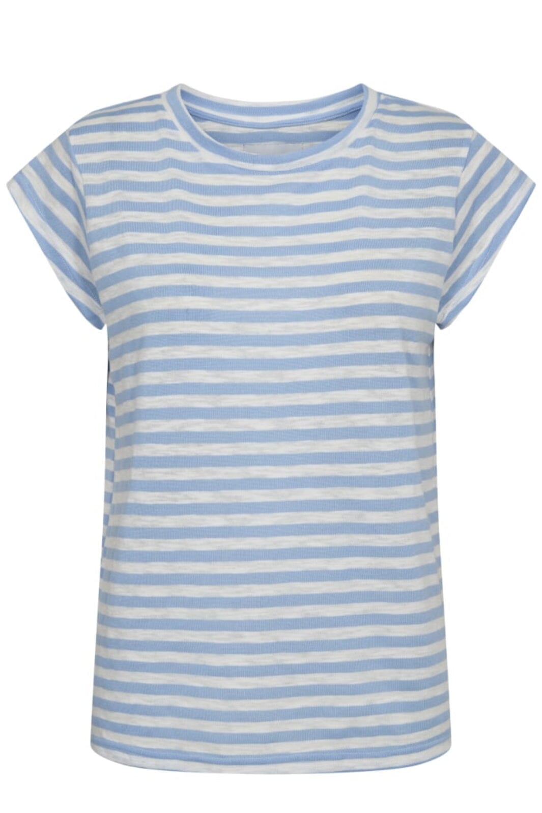 Forudbestilling - Liberte - Ulla-Stripe-Tshirt - Light Blue White Stripe T-shirts 