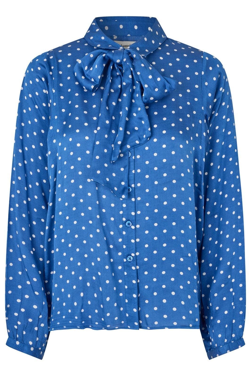 Forudbestilling - Lollys Laundry - Elliell Shirt Ls - 76 Dot Print Skjorter 