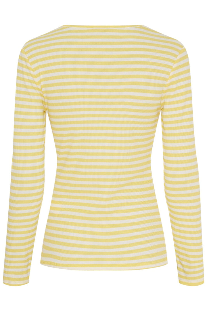 Marta Du Chateau - Mdcjosiane Ls Tee 49066 - Giallo/Greggio