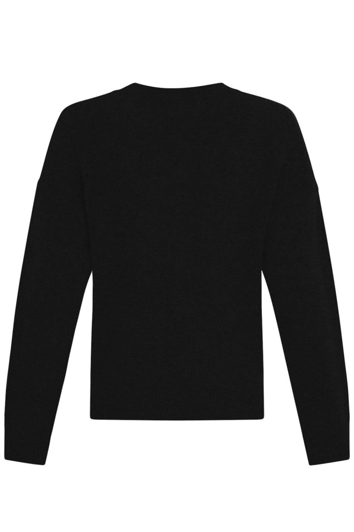 Forudbestilling - Moss Copenhagen - Mschfestina Hope Pullover - Black Strikbluser 