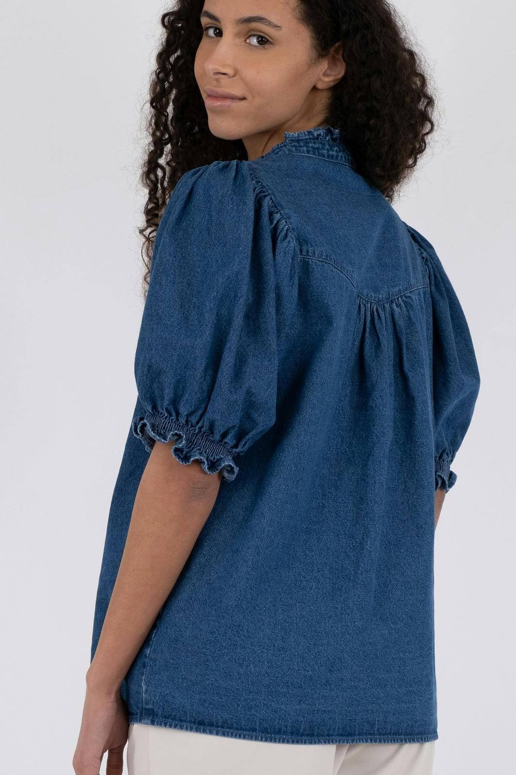 Neo Noir - Avalon Denim Shirt - Blue