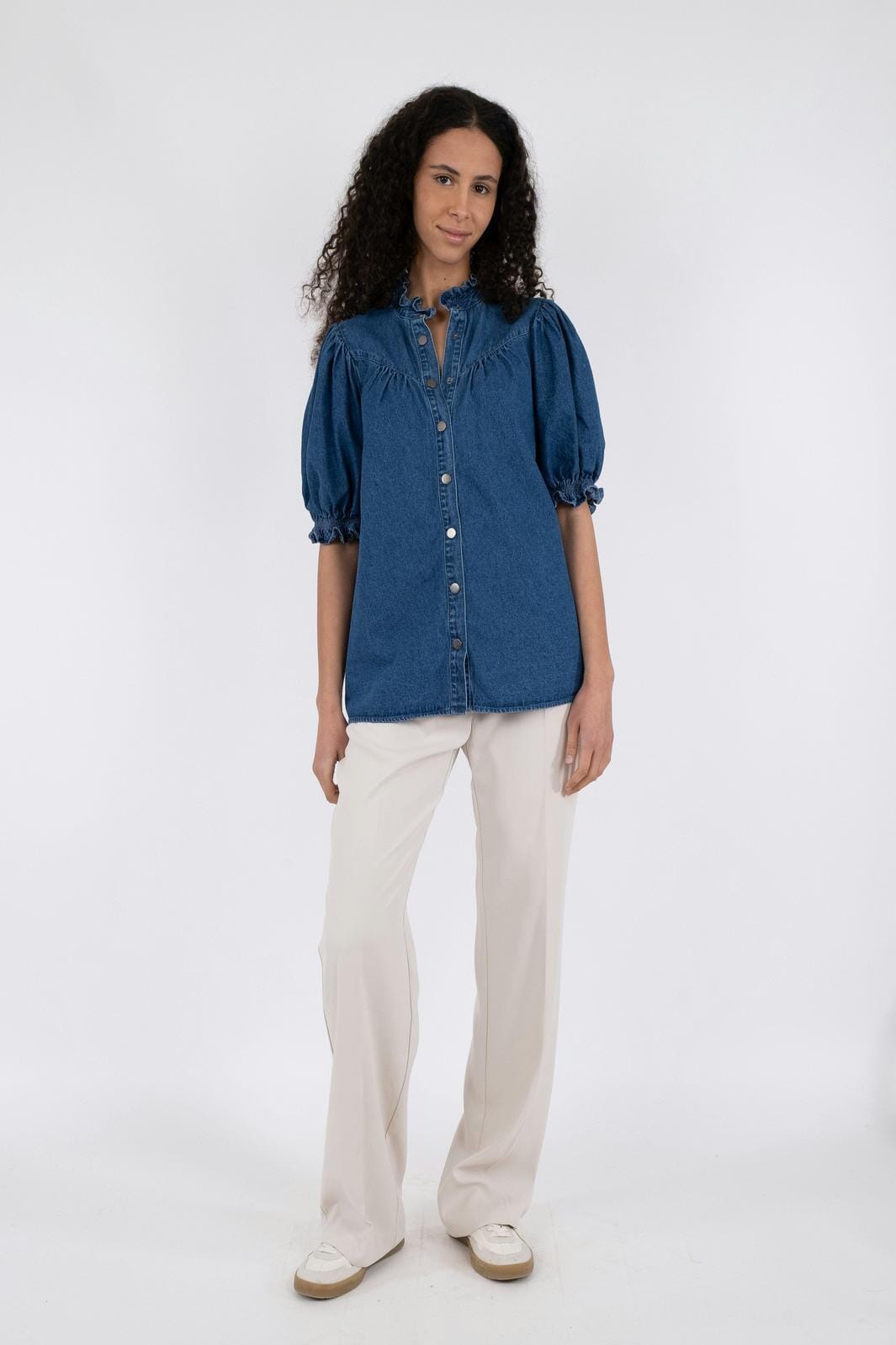 Neo Noir - Avalon Denim Shirt - Blue