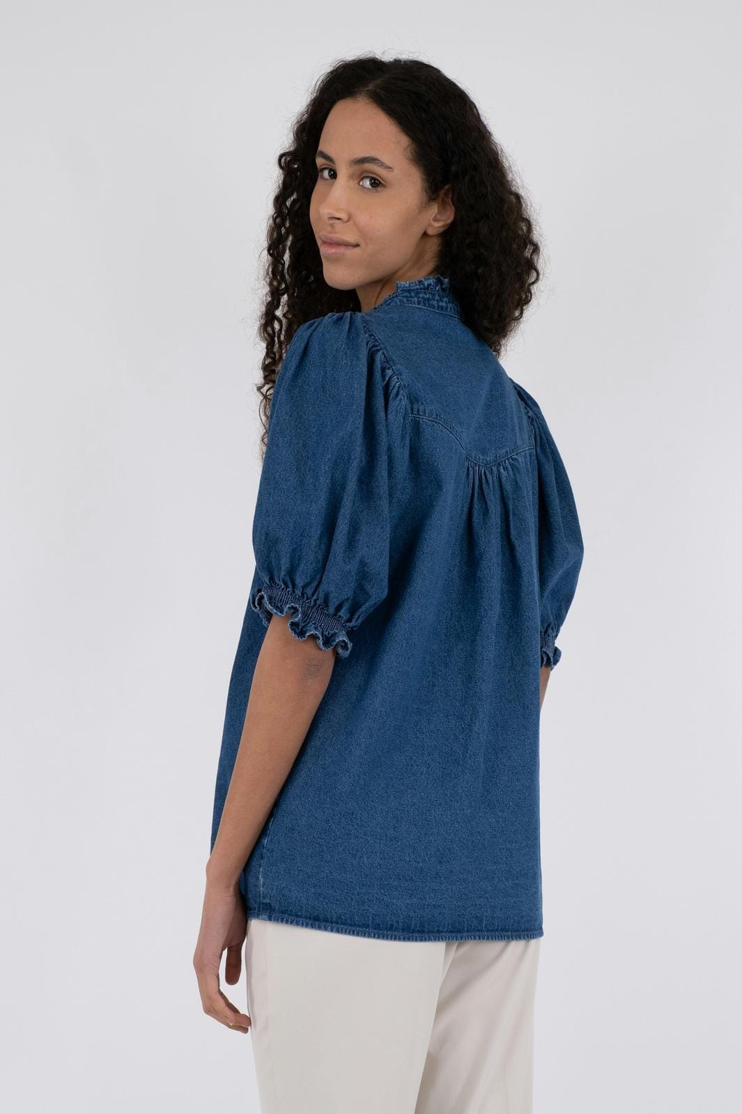 Neo Noir - Avalon Denim Shirt - Blue