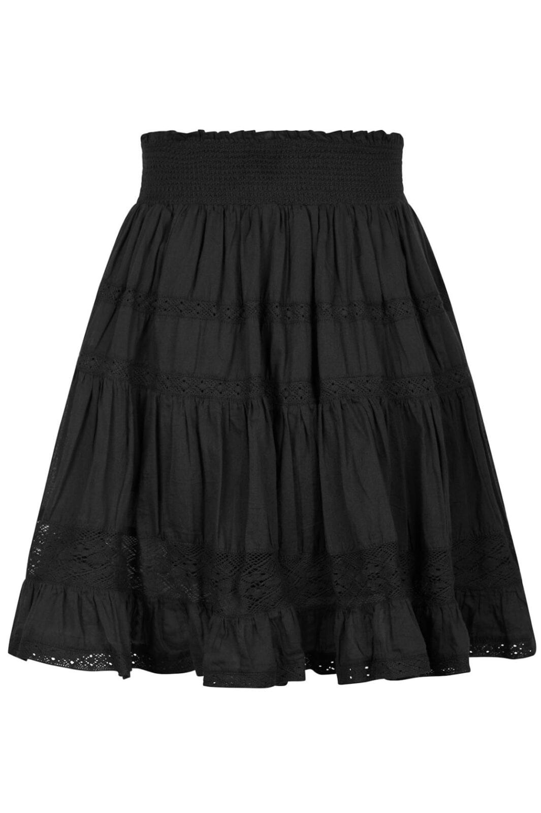 Forudbestilling - Neo Noir - Callia S Voile Skirt 164676 - 100 - Black