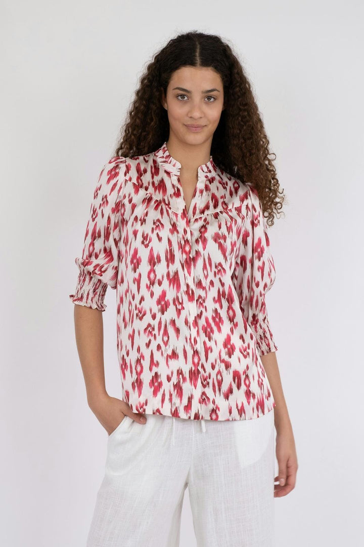 Neo Noir - Diana Vibrant Blouse - Pink