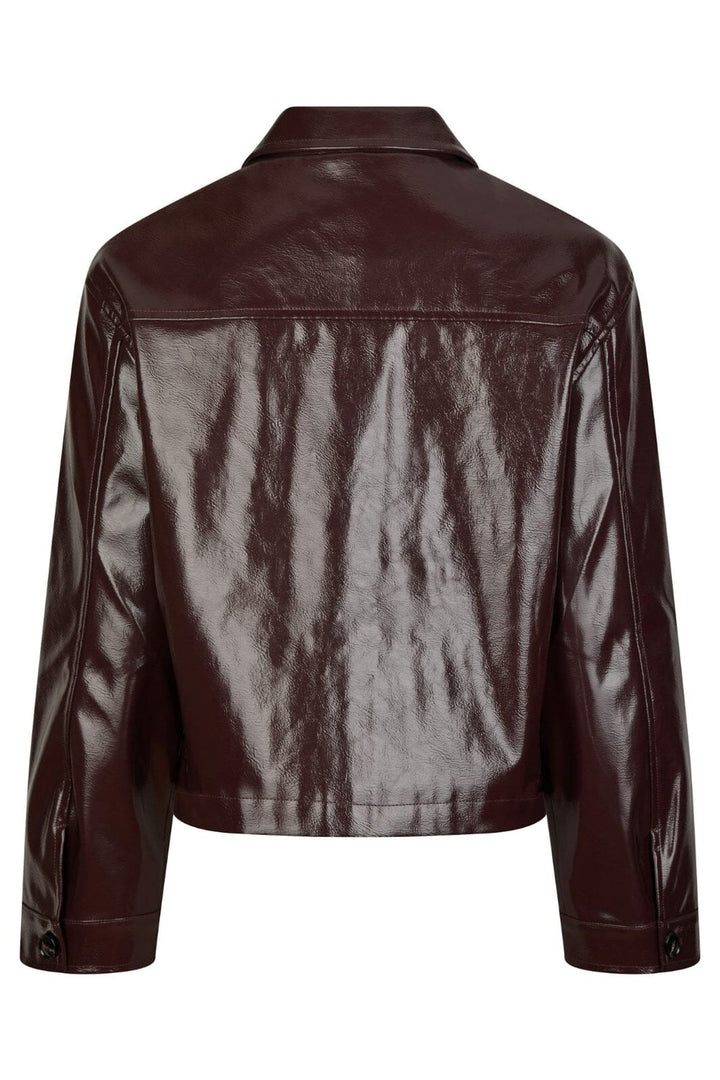 Neo Noir - Emilia Patent Jacket 164794 - 174 - Burgundy