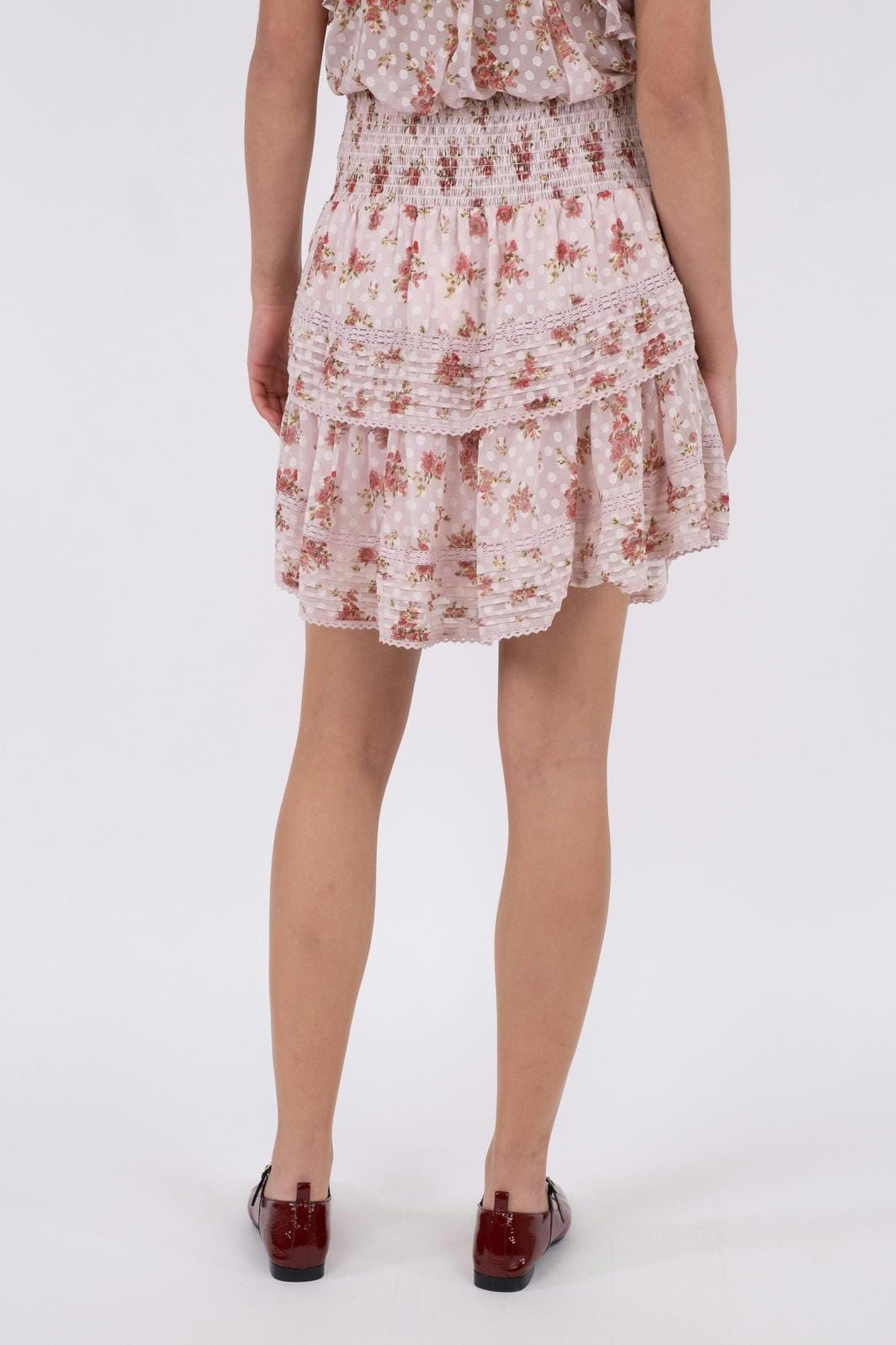 Neo Noir - Kenia Dreamy Rose Skirt - Rose